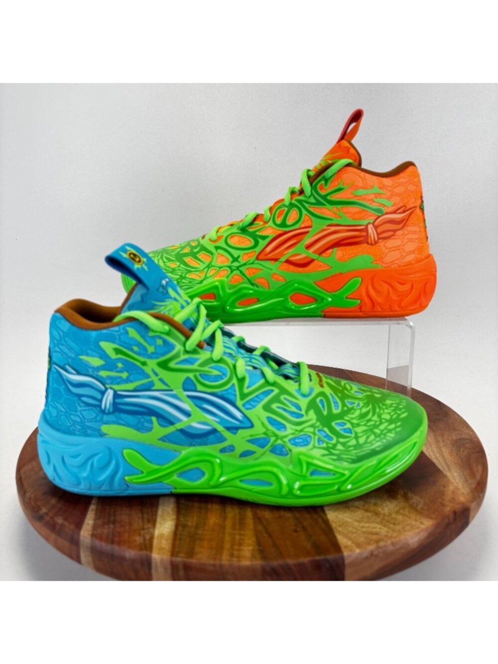 Puma Lamelo Ball MB 04 Mn 8.5 Teenage Mutant Ninja Turtles Leonardo Michelangelo